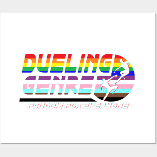 Dueling Genre Pride - Fandom For Everyone Posters and Art